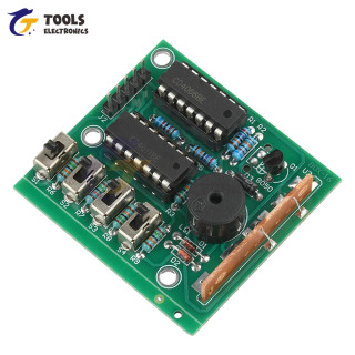 Elektron lehim toʻplami 16 musiqa qutisi 16 tonna elektron modul DIY toʻplami qismlari komponentlari Lehimlash amaliyoti oʻquv toʻplamlari