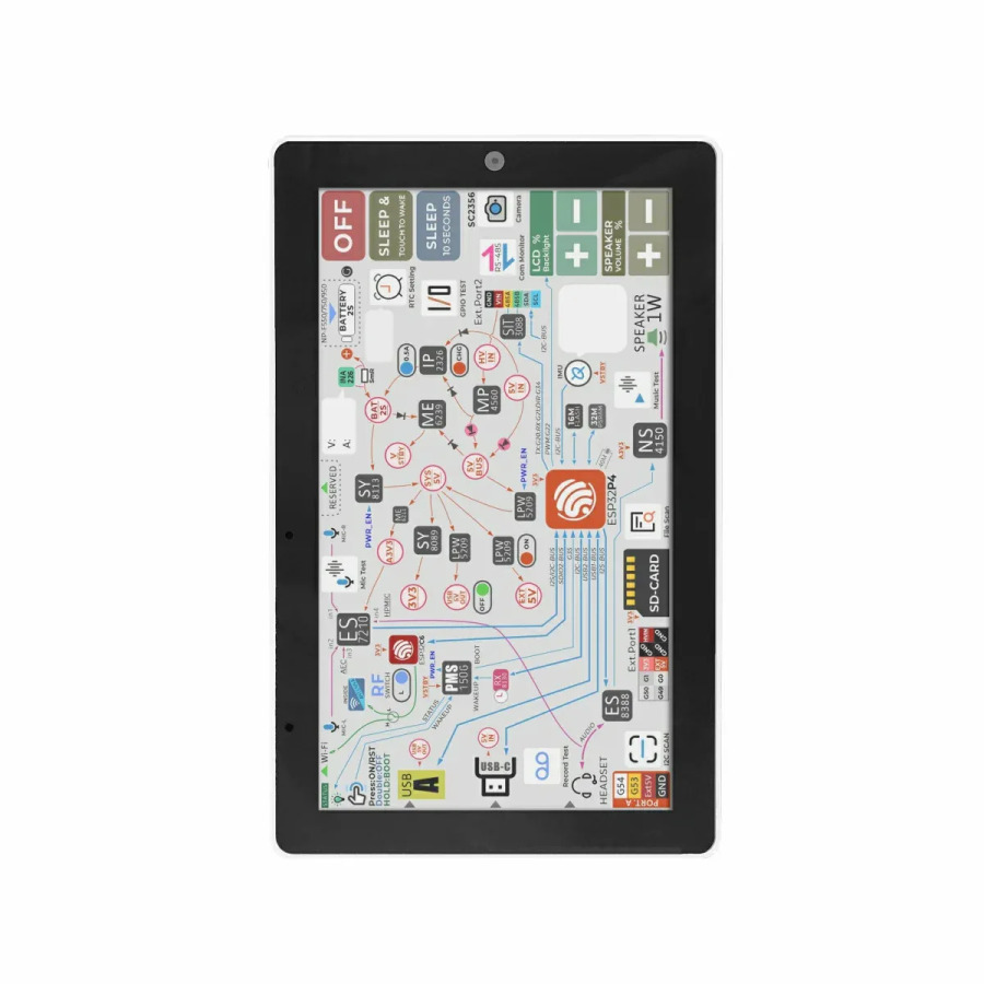 ESP32-P4 + ESP32-C6 asosidagi mashhur portativ aqlli IoT terminali M5Stack TAB5