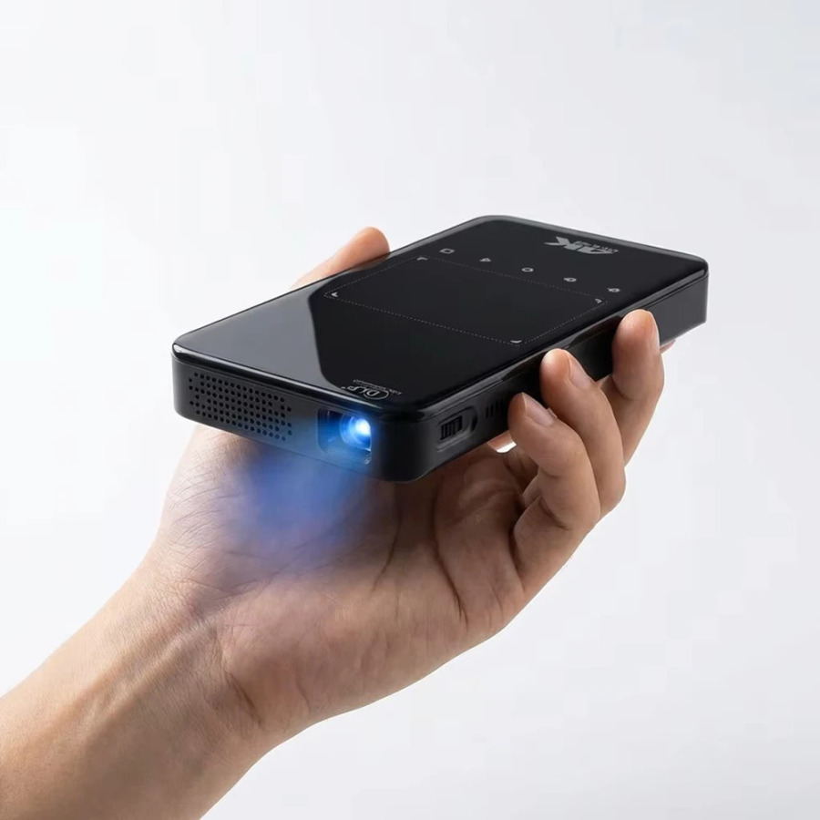 Smartldea HD Pico Smart Mini Proyektor Android Wi-Fi ekransiz lazerli LED DLP proyektori mobil telefonlar smartfonlari uchun 4K 1080P