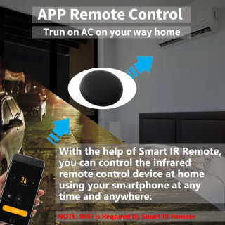 Tuya Wi-Fi Smart IR masofadan boshqarish pulti televizor uchun konditsioner Alexa masofadan boshqarish pulti Google Home bilan ishlaydi Yandex Google