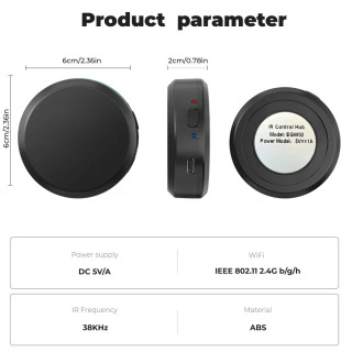 Smart RF 433 Tuya IR masofadan boshqarish pulti Wifi infraqizil konditsionerlar uchun aqlli uy boshqaruvchisi BARCHA TV LG-ni qoʻllab-quvvatlash Alexa Google Home