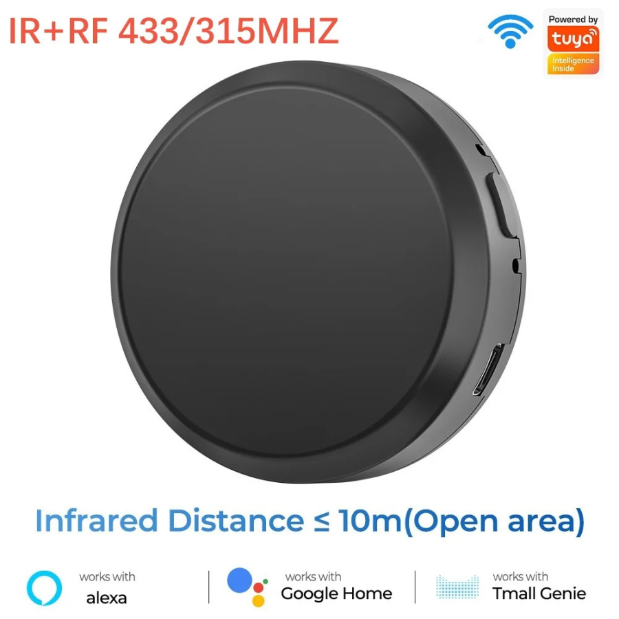 Smart RF 433 Tuya IR masofadan boshqarish pulti Wifi infraqizil konditsionerlar uchun aqlli uy boshqaruvchisi BARCHA TV LG-ni qoʻllab-quvvatlash Alexa Google Home