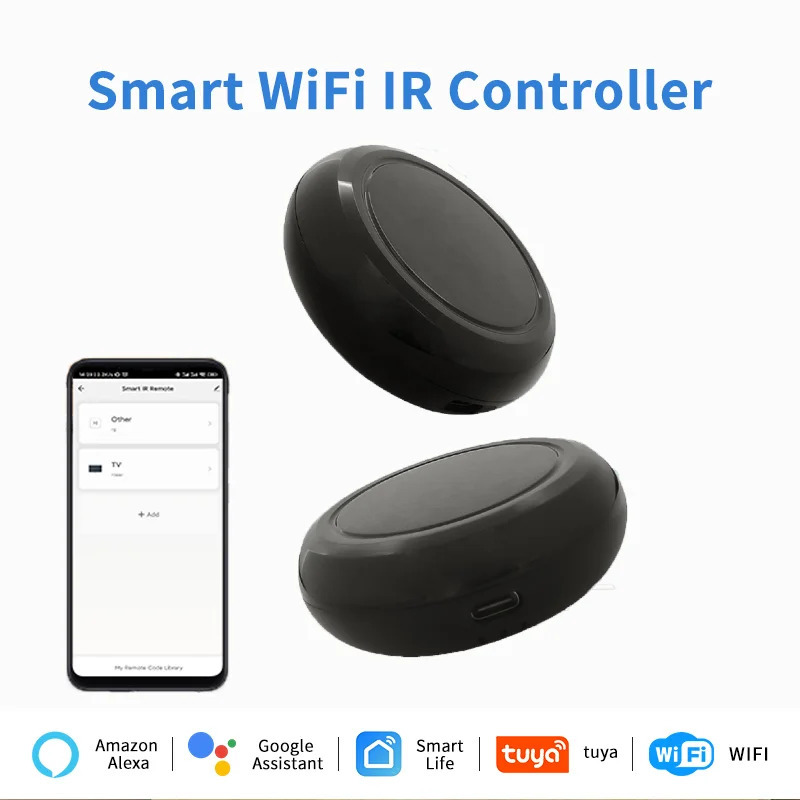 Alexa bilan mos keladigan aqlli uyni avtomatlashtirish uchun Tuya WiFi Smart IR masofadan boshqarish pulti