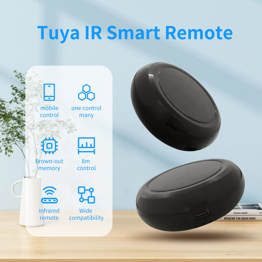 Alexa bilan mos keladigan aqlli uyni avtomatlashtirish uchun Tuya WiFi Smart IR masofadan boshqarish pulti
