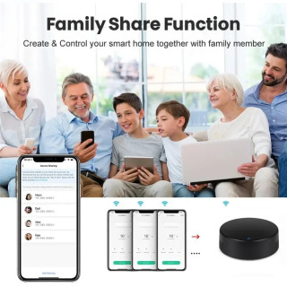 Smart RF IR WiFi masofadan boshqarish pulti Smart uy infraqizil konditsioner boshqaruvchisi Barcha LG televizorlarini qoʻllab-quvvatlash Alexa Google Home