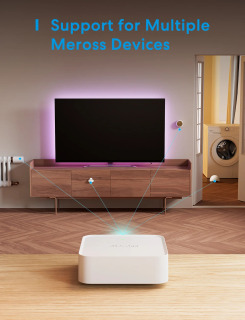Smart Wi-Fi uyasi Meross MSH450: Alexa va Google bilan mos keladigan simsiz boshqaruvga ega aqlli uy uchun koʻp funksiyali koʻprik