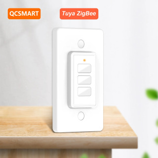 Tuya Smart Life ZigBee US Mini Scene Switch Remote 3 Gang 9 Режим управления с базовым домашним помощником Google Alexa DIY Automation