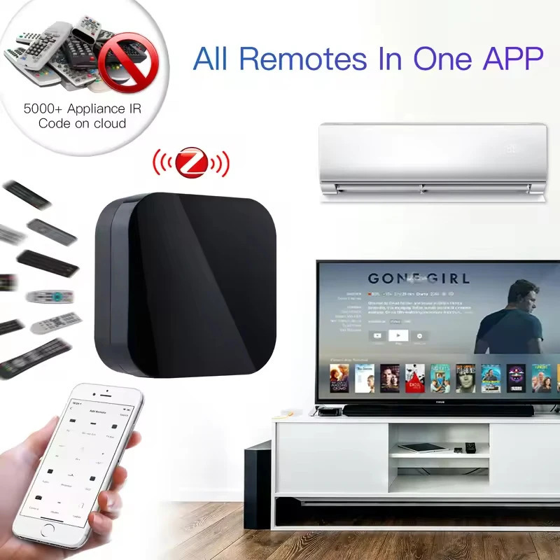 MOES Tuya Zigbee3.0 Умный ИК-пульт дистанционного управления для кондиционера ТВ Универсальный инфракрасный пульт дистанционного управления работает с Alexa, Google Home