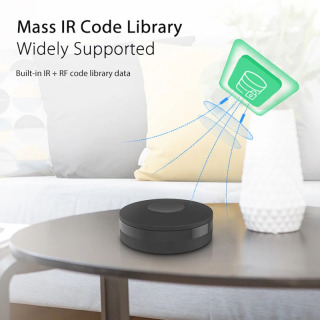Умный беспроводной ИК-пульт дистанционного управления WiFi с интеллектуальным голосовым управлением, многофункциональный ИК/РЧ-пульт, серия WiFi