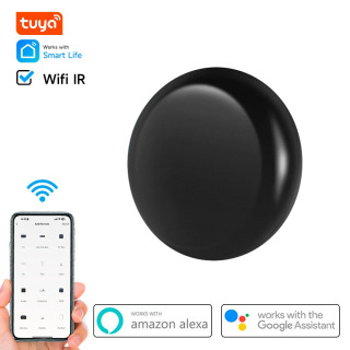 Tuya Wi-Fi IR masofadan boshqarish pulti Tuya Smart Home TV DVD konditsioneri uchun masofadan boshqarish pulti AUD Alexa Google Home bilan ishlaydi