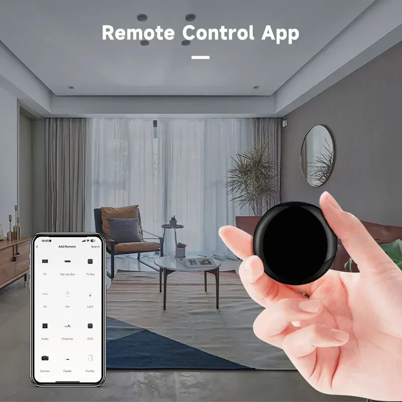Tuya Wi-Fi IR masofadan boshqarish pulti Tuya Smart Home TV DVD konditsioneri uchun masofadan boshqarish pulti AUD Alexa Google Home bilan ishlaydi