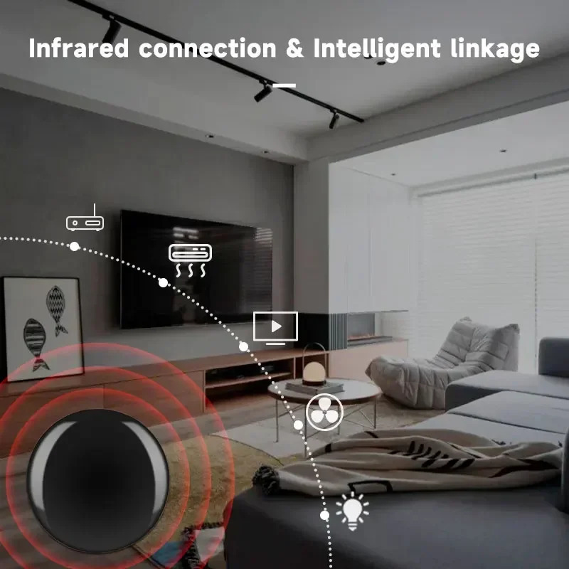 Tuya Wi-Fi IR masofadan boshqarish pulti Tuya Smart Home TV DVD konditsioneri uchun masofadan boshqarish pulti AUD Alexa Google Home bilan ishlaydi