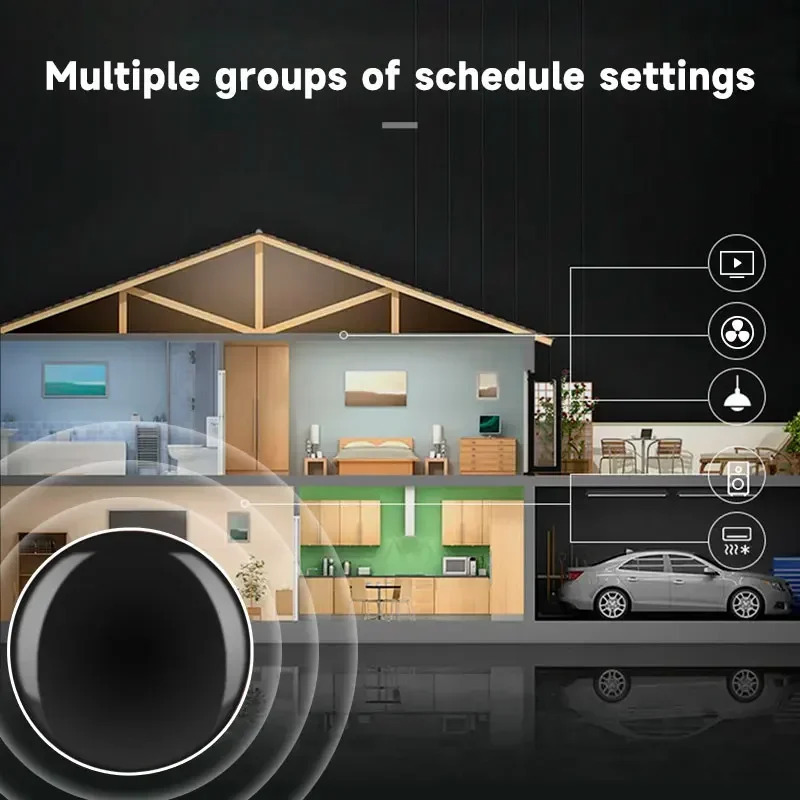 Tuya Wi-Fi IR masofadan boshqarish pulti Tuya Smart Home TV DVD konditsioneri uchun masofadan boshqarish pulti AUD Alexa Google Home bilan ishlaydi