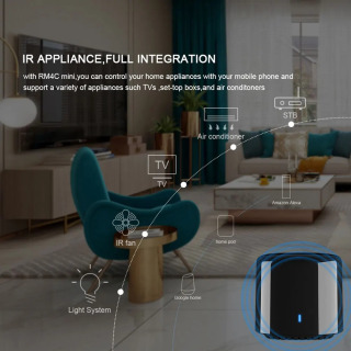 Broadlink BestCon Rm4c Mini Smart WiFi IR masofadan boshqarish pulti Alexa Google Home tomonidan konditsioner televizor toʻplami uchun aqlli uy masofadan boshqarish pulti