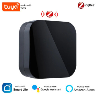 MOES Tuya Zigbee 3.0 konditsioner va televizor uchun aqlli infraqizil masofadan boshqarish pulti Alexa, Google Home bilan mos keladi БЕЛЫЙ