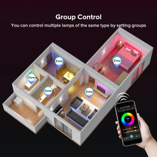 Smart LED kontroller Tuya WiFi Alexa Google Home Bluetooth Ovozli CCT RGB RGBW Dimmer LED Strip IOS Android 2.4G DC12V 24V