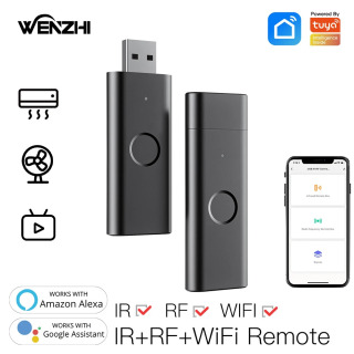 Пульт дистанционного управления Wifi IR RF Универсальный беспроводной USB Инфракрасный для телевизора вентилятор DVD Tuya Smart Life Alexa Google Home Автоматизация Moes