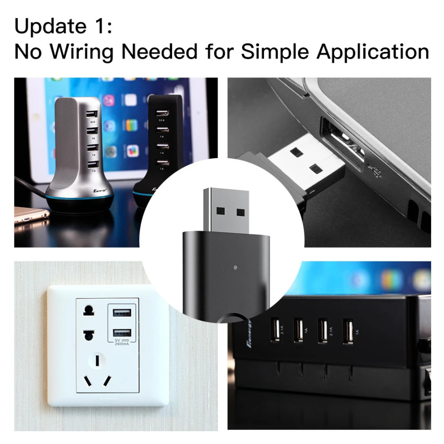 Пульт дистанционного управления Wifi IR RF Универсальный беспроводной USB Инфракрасный для телевизора вентилятор DVD Tuya Smart Life Alexa Google Home Автоматизация Moes