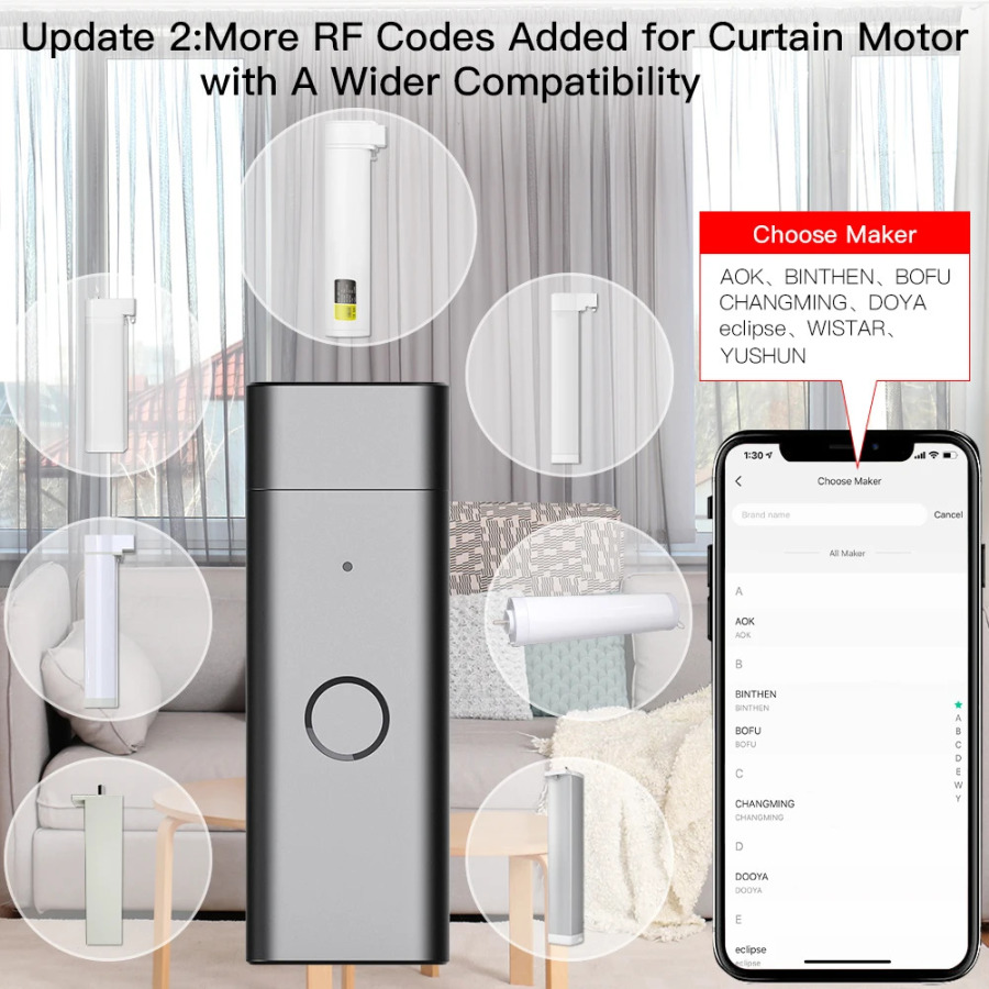 Пульт дистанционного управления Wifi IR RF Универсальный беспроводной USB Инфракрасный для телевизора вентилятор DVD Tuya Smart Life Alexa Google Home Автоматизация Moes