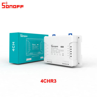 Sonoff 4CHR3 Smart Wi-Fi Switch 4-бандовый умный дом с дистанционным управлением Выключатель света работает с приложением Alexa Google Home eWeLink