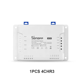 Sonoff 4CHR3 Smart Wi-Fi kaliti 4 diapazonli aqlli uy masofadan boshqarish pultining yorugʻlik kaliti Alexa Google Home eWeLink ilovasi bilan ishlaydi пакет1
