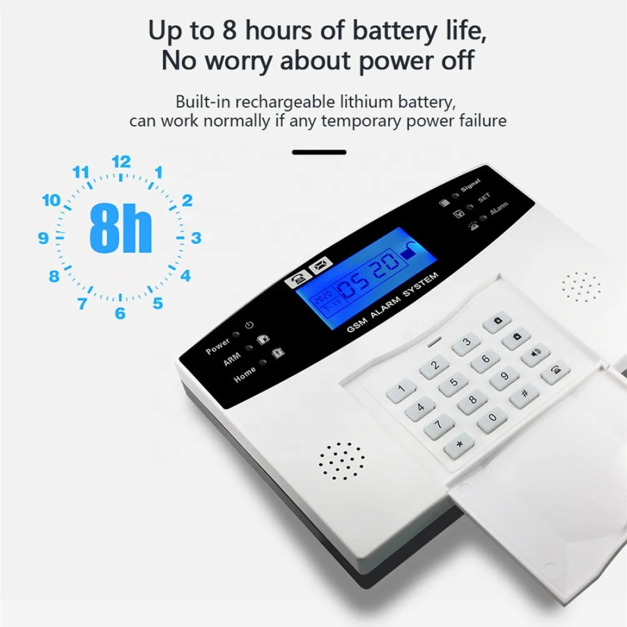 Tuya uy va kvartira qoʻngʻiroq signalizatsiya tizimi Smart Signal tizimi GSM Wi-Fi simsiz simli signal tizimi Uy xavfsizligi