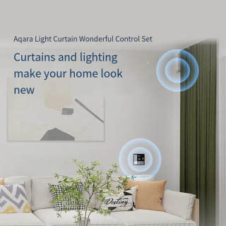 Aqara Smart Magic Switch S1E Smart Home Sensorli sahna boshqaruv paneli LED sensorli panel Ovozli boshqaruv pulti Homekit Aqara APP