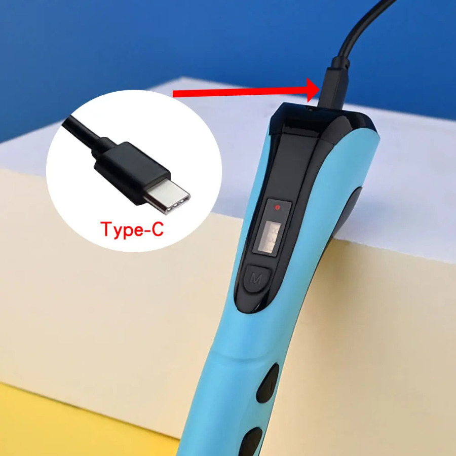 2026 Yangi 3D bosma qalam DIY 3D boʻyash bolalar oʻyinchoqlari LCD displey quvvat adapteri 200M PLA Filamentli oʻyinchoqlar sovgʻa