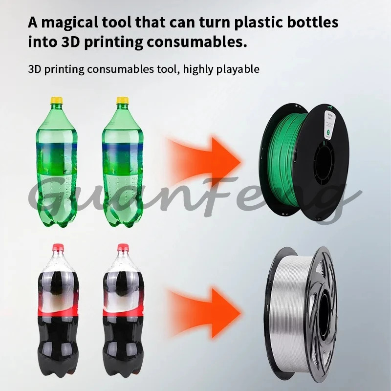 3D bosib chiqarish uchun filament yasash mashinasi, ish stoli mikro inyeksiyali plastik ipak yasash mashinasi, PET shisha filament yasash mashinasi, 3D bosib chiqarish ekstruderi
