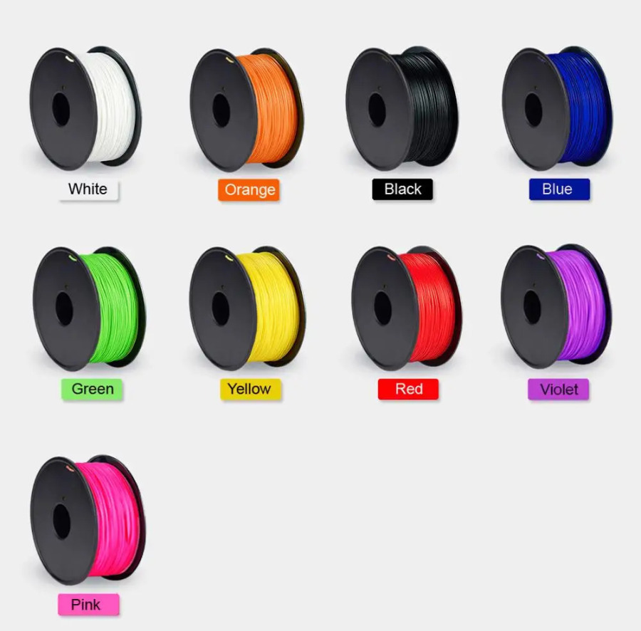 Нить для 3D-печати Easythreed PLA 250 г Длина 80 м Диаметр 1,75 мм Материал принтера FDM