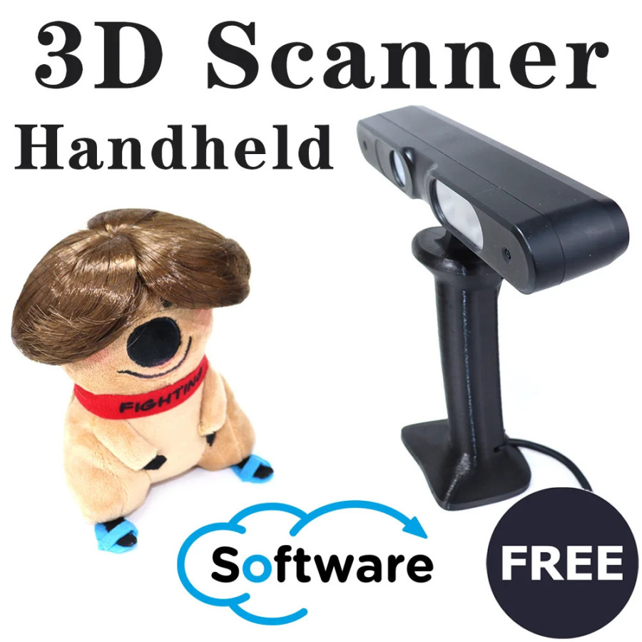 Ручной 3D-сканер 3D-печать 3D-сканирование объектов для 3D-принтера DIY 3D-моделирующая машина Стерео модуль RGBD-камера Датчик глубины
