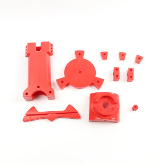 HE3D 3d сканер DIY Kit, красный литьевой пластик, лазерная веб-камера C270 Reprap 3d сканер с открытым исходным кодом для 3d-принтера