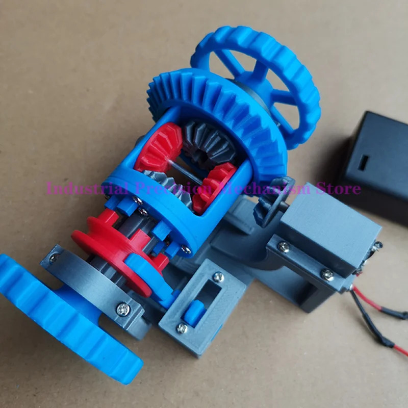 Strukturaviy printsipni namoyish qilish uchun erta oʻrganish namoyishi boʻlgan 3D bosilgan differentsial model
