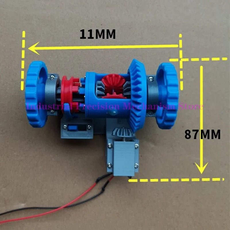 Strukturaviy printsipni namoyish qilish uchun erta oʻrganish namoyishi boʻlgan 3D bosilgan differentsial model