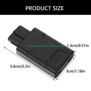 Oʻyin konsoli uchun SZ adapteri 720P konvertor adapteri, almashtiriladigan 4:3/16:9 oʻyin aksessuarlari