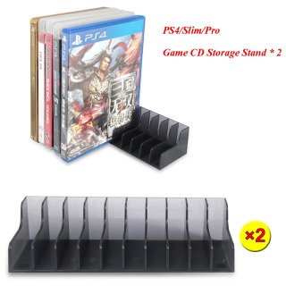 Sony PS4 Pro Slim Play Station Playstation PS 4 uchun video oʻyin disklari uchun aksessuarlar CD stend ushlagichi geymer aksessuarlari
