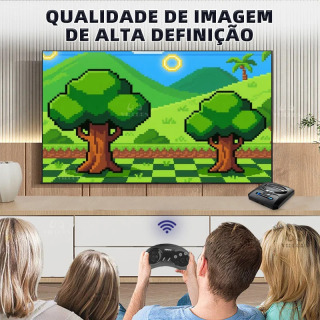 Беспроводная игровая консоль для Sega Mega Drive, игровой стик HD для телевизора, контроллер для 2 игроков, совместимый с Dendy и NES, подарок на Рождество