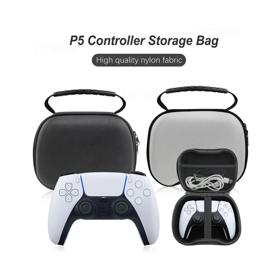 PS5 aksessuarlari saqlash sumkasi PS5/PS4/PS3/Xbox seriyali kontrollerlar uchun portativ sumka Dualsense geympad uchun zarbaga chidamli sumka