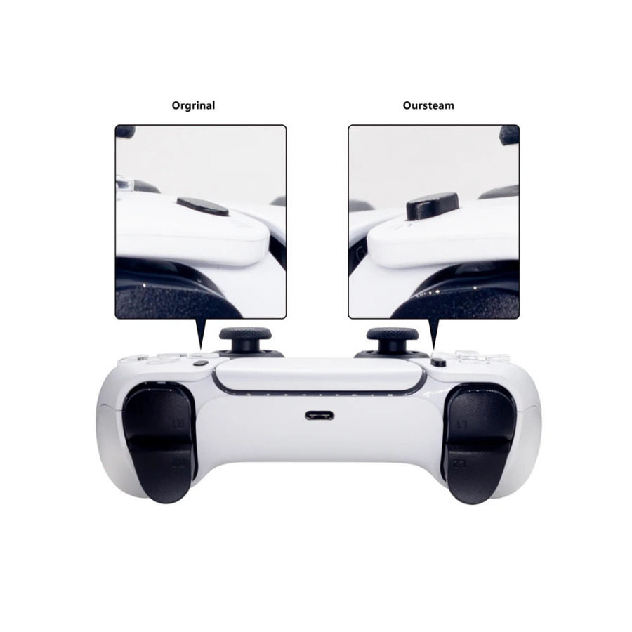 10 toʻplam/lot PS5 oʻyin aksessuarlari Joystick Controller Mod toʻplami Kengaytirilgan opsiya almashish tugmasi tugmasi yelkadagi tugmalar