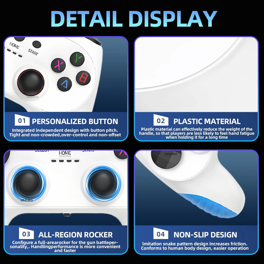 Yangi 128G TV oʻyin konsoli oʻrnatilgan 50000 retro oʻyinlar 50 ta videojuegos konsol emulyatorlari Dual Wireless X10 Pro Gamepad 4K oʻyin konsoli