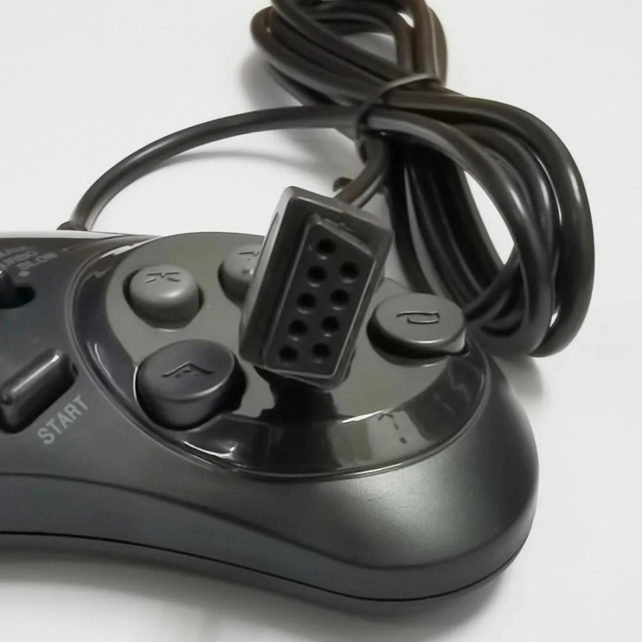 SEGA Genesis 16 bitli tutqich uchun MD Gamepad oʻyin aksessuarlari Turbo va sekin funktsiyani keltiring