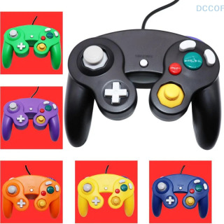 NGC oʻyin konsoli uchun bitta parcha DIY aksessuarlari GameCube NGC uchun oʻyin boshqaruvchisi Bir tugmali simli geympad joystiği