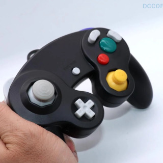 NGC oʻyin konsoli uchun bitta parcha DIY aksessuarlari GameCube NGC uchun oʻyin boshqaruvchisi Bir tugmali simli geympad joystiği