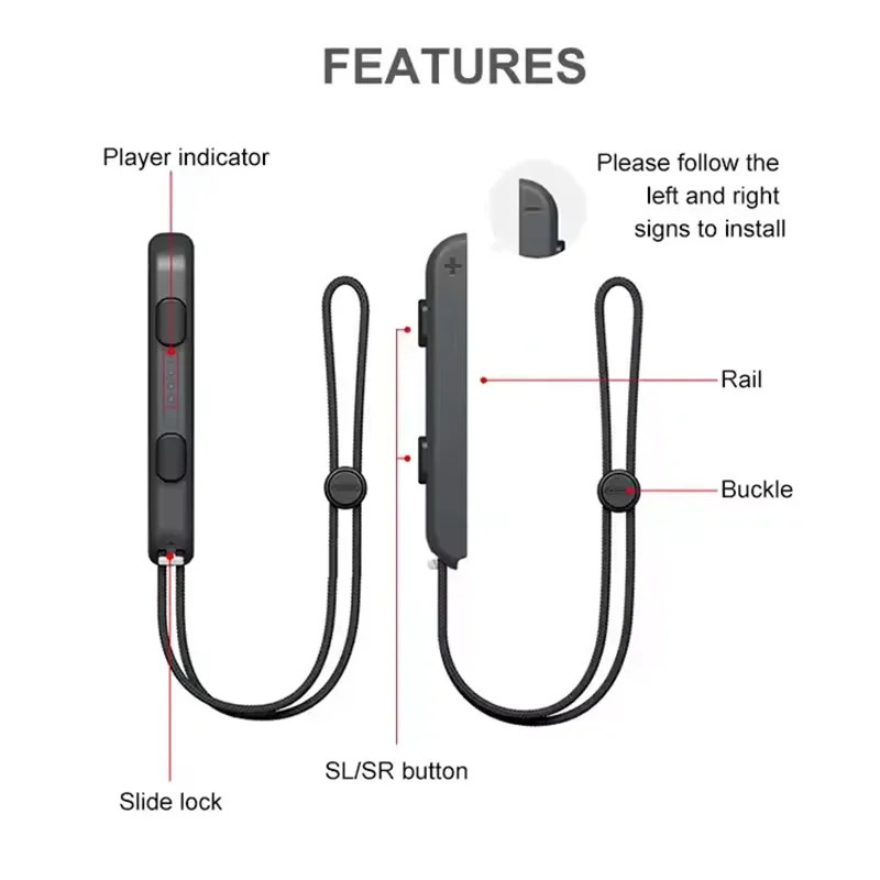 Oʻyin aksessuarlari Joycon Nintendo Switch/OLED Joy Con Controller uchun oʻyin tutqichi