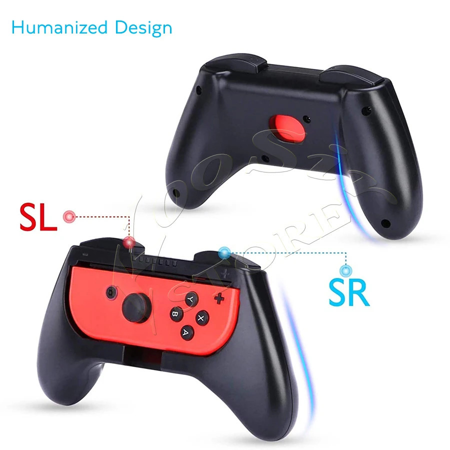Набор аксессуаров для Nintendo Switch, ручки для гоночного руля Joycon, колпачки для Nintendo Switch Joy con для геймпада Nintendo Switch