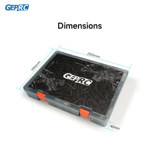 GEPRC FPV Аппаратное обеспечение Коробка Рама самолета RC FPV Квадрокоптер Дрон Аксессуары Запчасти