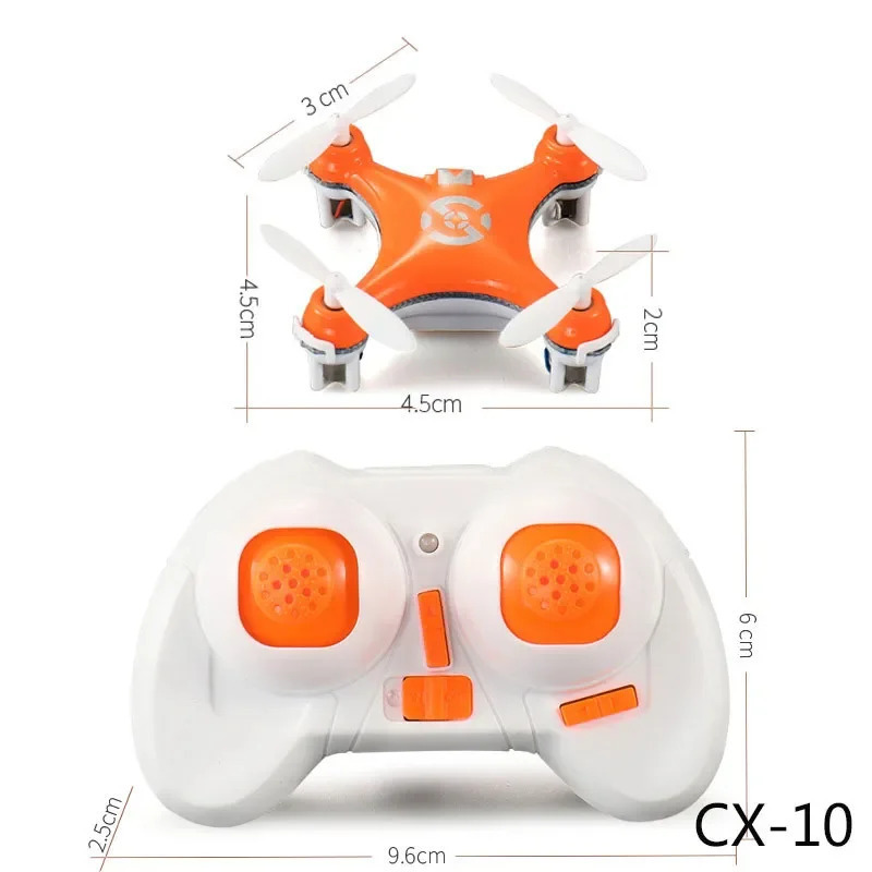 Cx10 LED RC Quadcopter Mini Drone 2.4G 4CH elektron vertolyot elektr samolyot oʻyinchoqlar Bolalar uchun sovgʻa