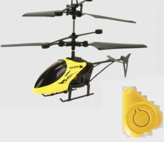 Mini kvadrokopter RC Drone infraqizil induksion samolyot uchuvchi vertolyot miltillovchi nurli bolalar uchun sovgʻa oʻyinchoq Желтый