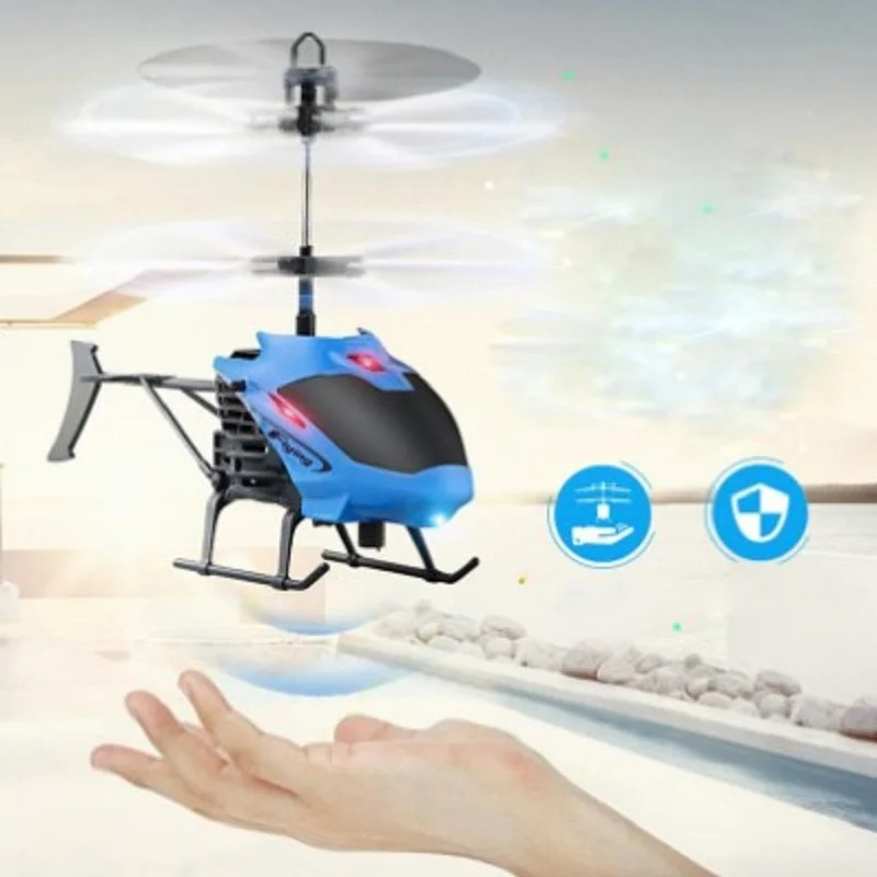 Mini kvadrokopter RC Drone infraqizil induksion samolyot uchuvchi vertolyot miltillovchi nurli bolalar uchun sovgʻa oʻyinchoq