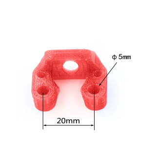 FPV ramkali kvadrokopter multirotor aksessuarlari uchun 3D bosilgan qism antenna qabul qiluvchisi TPU braketi